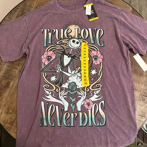 Disney Jack and Sally Graphic Tee Brand New